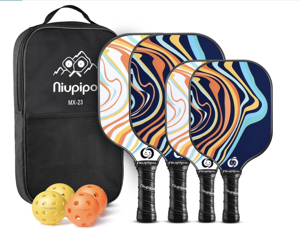 niupipo Pickleball Paddles Set of 2 PaddleRanked.com